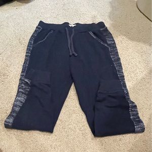 hollister joggers navy blue